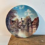 Bavaria wandbord "An der alten Brücke" rond 20 cm, Verzenden