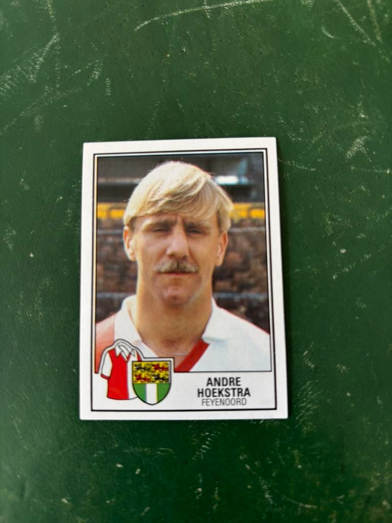Panini plaatje Andre Hoekstra Feyenoord voetbal 85, Ophalen of Verzenden, Zo goed als nieuw, Feyenoord