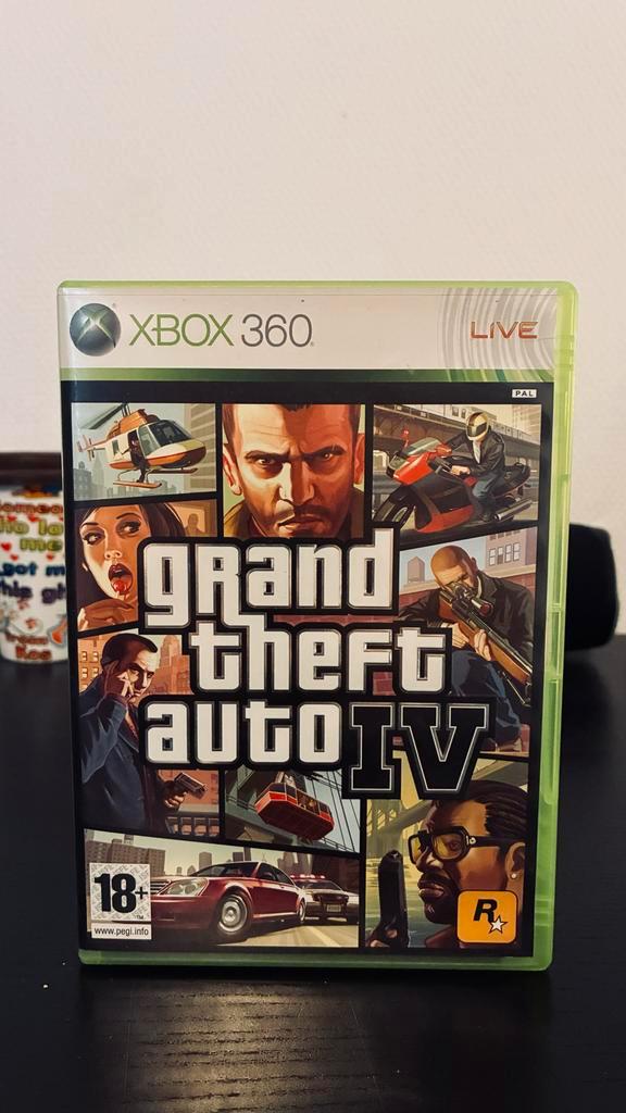 Grand Theft Auto IV - Xbox 360, Spelcomputers en Games, Games | Xbox 360, Zo goed als nieuw, Avontuur en Actie, 1 speler, Vanaf 18 jaar