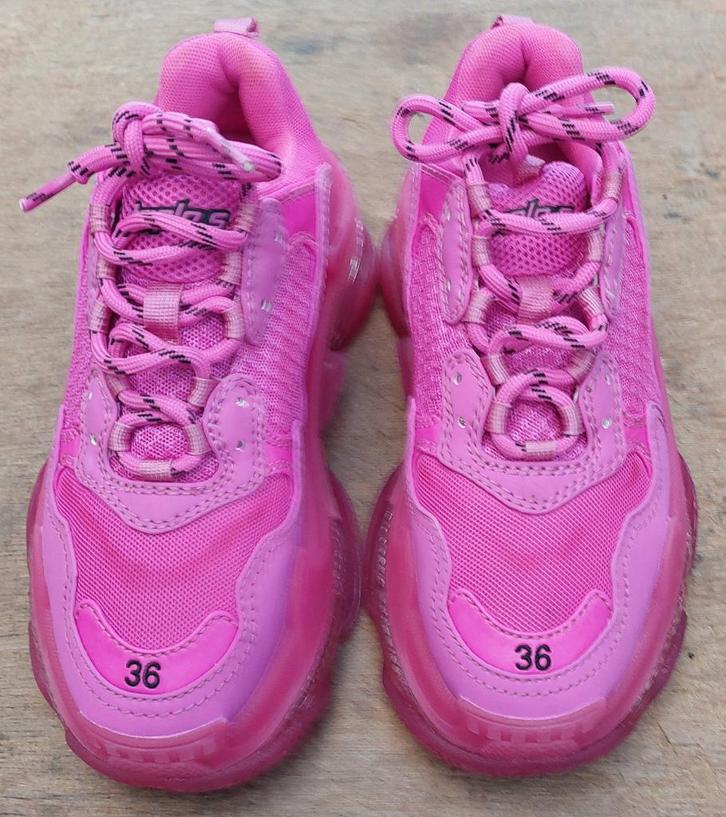 151604 Balenciage sneakers WD 008, Kleding | Dames, Schoenen, Zo goed als nieuw, Sneakers of Gympen, Roze, Ophalen of Verzenden