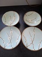 Nieuwe kommen en borden met bloesemmotief, Ophalen of Verzenden, Nieuw, Overige stijlen, Bord(en)