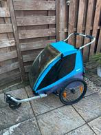 Thule Dubbelzit  fiets kar /Fietstrailer | Blauw, Ophalen, Gebruikt, Kinderkar