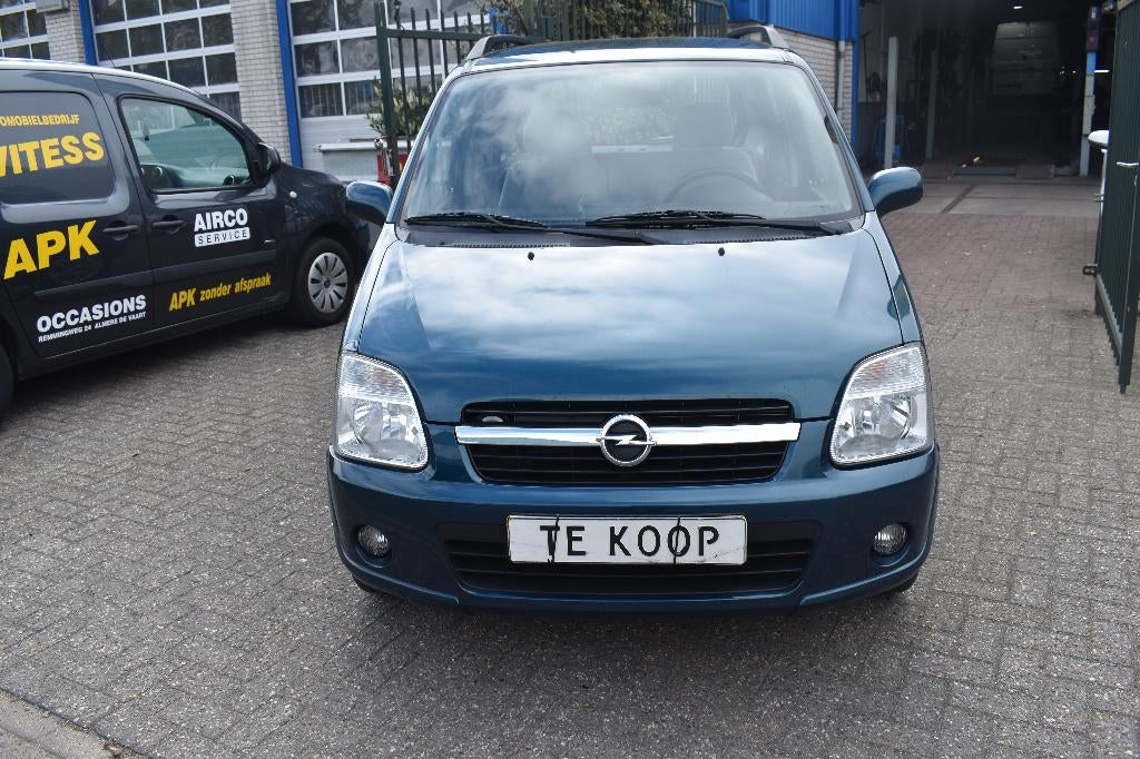 Opel Agila 1.2 16V Twinport 2007 Groen  NIEUWE APK AIRCO CV, Auto's, Opel, Voorwielaandrijving, 40 €/maand, 4 cilinders, 1229 cc