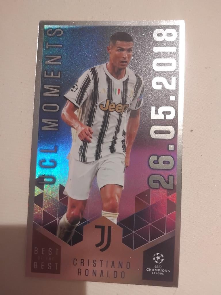 Cristiano Ronaldo UCL Moments Spelerskaart Juventus, Ophalen of Verzenden, Buitenlandse clubs, Spelerskaart
