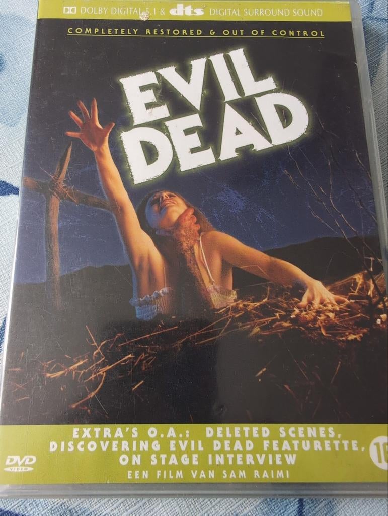 Evil Dead DVD - Klassieke Horrorfilm van Sam Raimi, Vanaf 16 jaar, Ophalen of Verzenden, Gebruikt, Gore