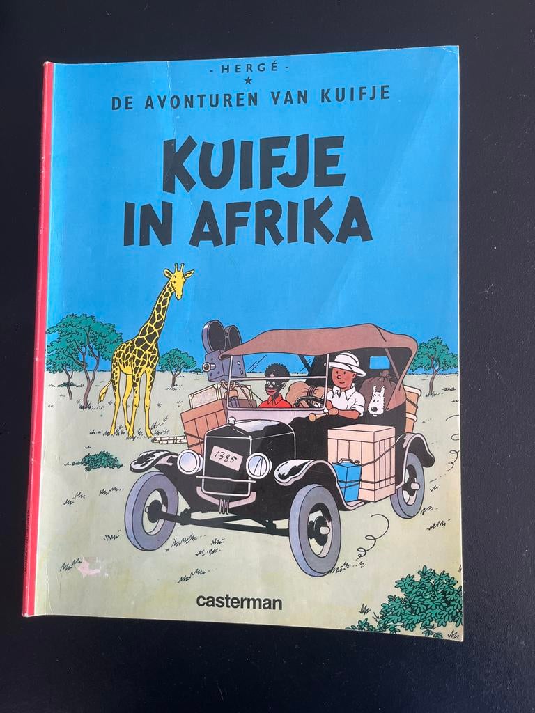 Kuifje in Afrika - Eerste editie 1946, Boeken, Eén stripboek, Ophalen of Verzenden, Gelezen