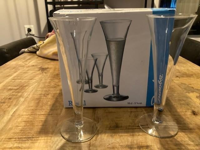 champange glazen, Verzamelen, Glas en Borrelglaasjes, Ophalen of Verzenden, Zo goed als nieuw, Overige typen