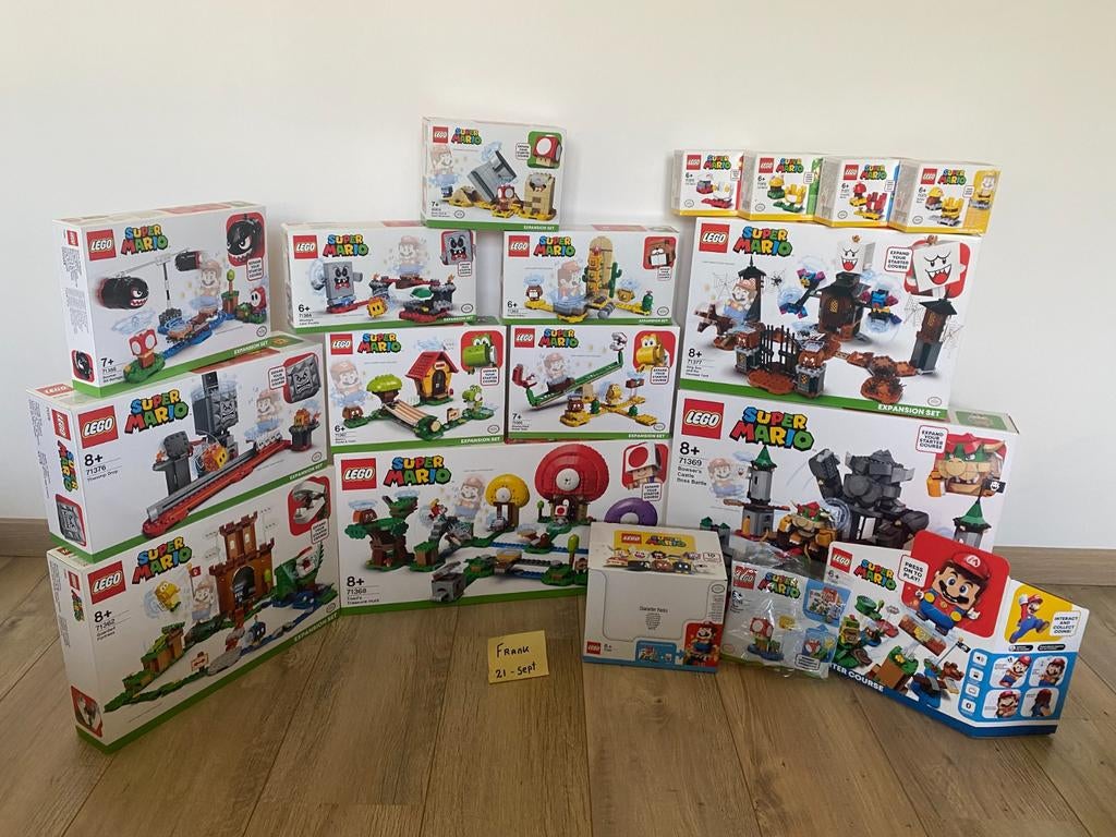 Lego mario complete serie 1 t/m 4, Ophalen, Overige thema's, Compleet, Lego