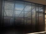 Zwarte jaloezieën/ shutters mat zwart veneta, Ophalen, Gebruikt, Zwart, 200 cm of meer