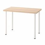 IKEA Linnmon Tafel - Wit, 100x60 cm, Huis en Inrichting, Ophalen, Overige materialen, Gebruikt, 100 tot 150 cm