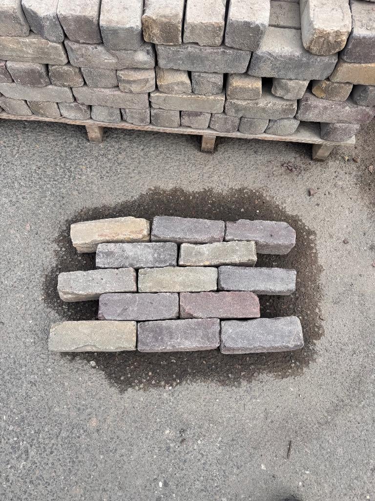 Prachtige oud en mooi afgesleten gebakken klinker dikformaat, Tuin en Terras, Tegels en Klinkers, Gebruikt, Keramiek, Klinkers