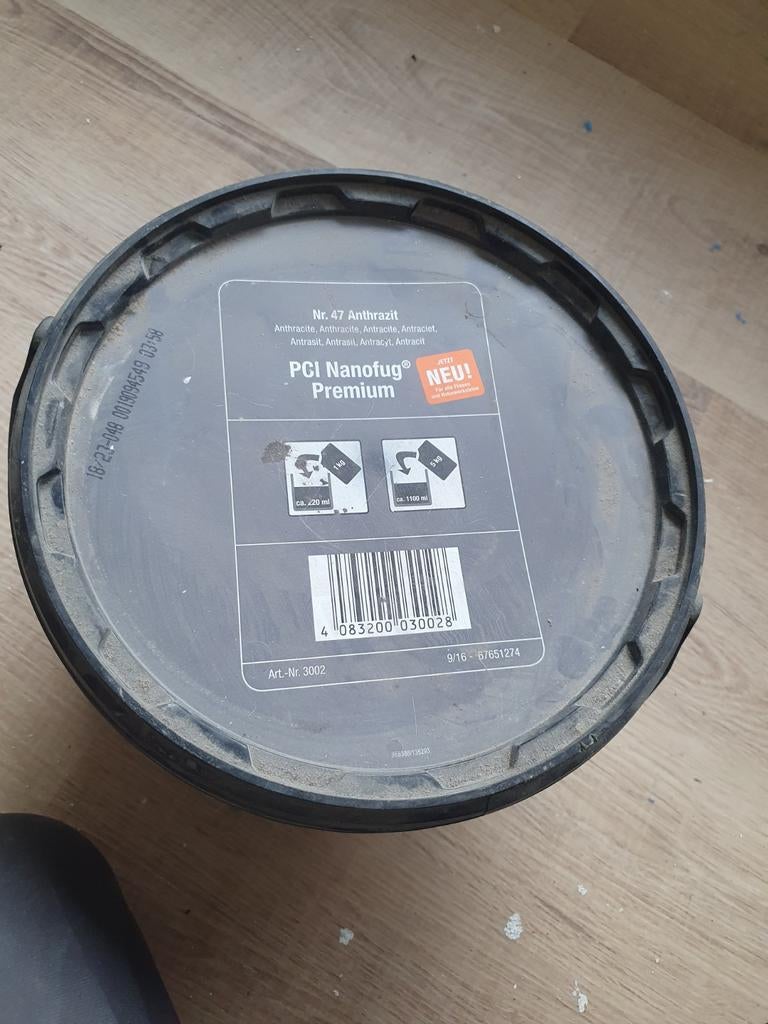 Voegmortel antraciet, Ophalen of Verzenden, Zo goed als nieuw, Overige materialen, Overige typen