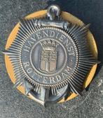 Metalen borstembleem Havendienst Rotterdam, Verzenden, Overige soorten, Nederland, Embleem of Badge