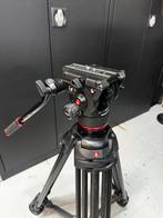 Manfrotto Carbon Fiber 504x Fluidhead Tripod Statief, Ophalen, Gebruikt, Driepoot, 175 cm of meer