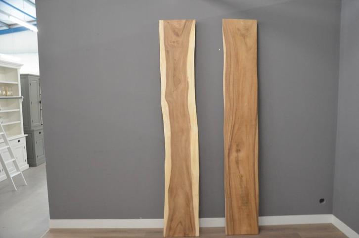 Suar Boomstamplanken 250 cm – 2,5 m, Huis en Inrichting, Woonaccessoires | Wandplanken en Boekenplanken, Nieuw, Verzenden