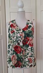 Sneaky Fox by Lindi Podell rozen mouwloze blouse top XL, Wit, Maat 46/48 (XL) of groter, Ophalen of Verzenden, Sneaky Fox