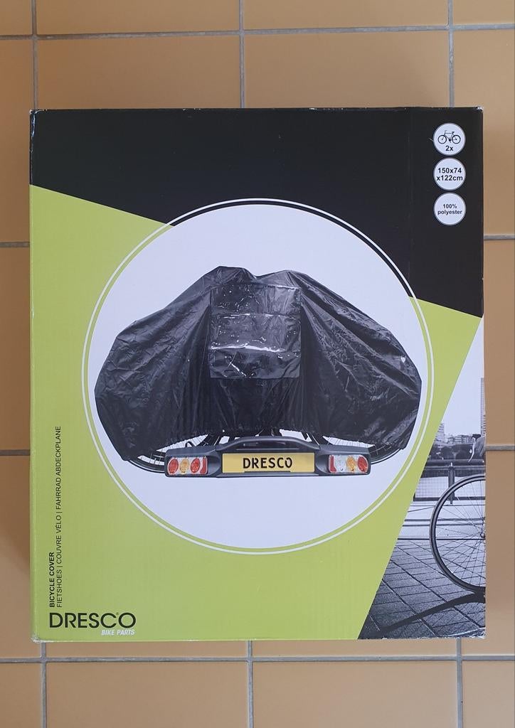 Dresco Fietshoes voor 2 fietsen op fietsdrager, Ophalen of Verzenden, 2 fietsen, Nieuw, Trekhaakdrager