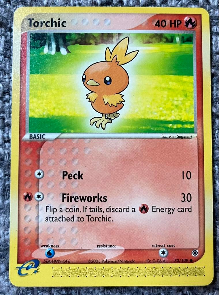 Pokémonkaart Torchic (255) • EX Ruby & Sapphire (073/109), Verzenden, Nieuw, Losse kaart
