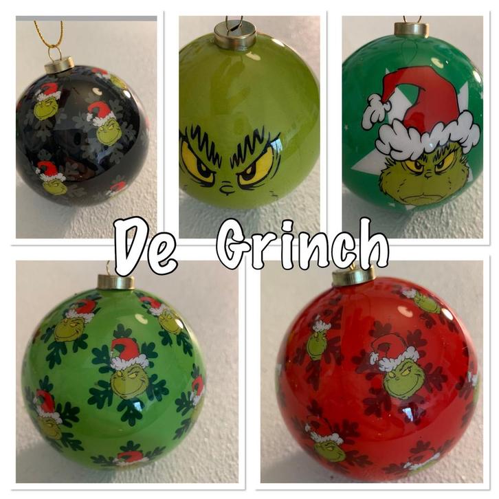 De Grinch kerstballen, Diversen, Kerst, Nieuw, Ophalen of Verzenden