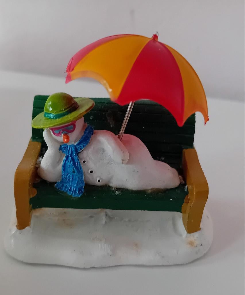 Snowman R&R, retired, Lemax figuur Kerstdorp, Ophalen of Verzenden