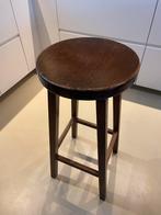 Houten barkruk - 79 cm hoog, Huis en Inrichting, Barkrukken, Ophalen, Gebruikt, 60 tot 90 cm, 1 kruk