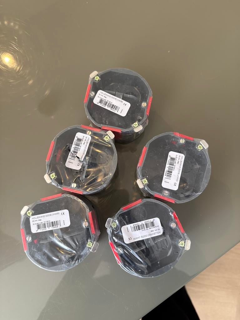5x Hollewanddoos UHW50 - Nieuw in verpakking, Doe-het-zelf en Verbouw, Elektra en Kabels, Ophalen, Nieuw, Overige typen