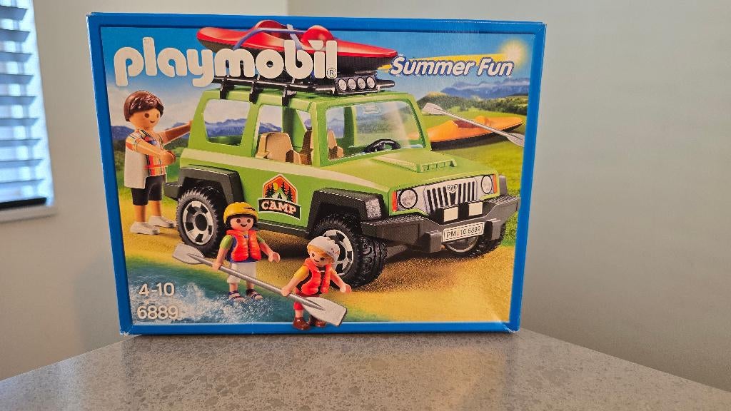 Playmobil 6889 Terreinwagen met kajaks nieuw in doos, Ophalen of Verzenden, Nieuw, Complete set