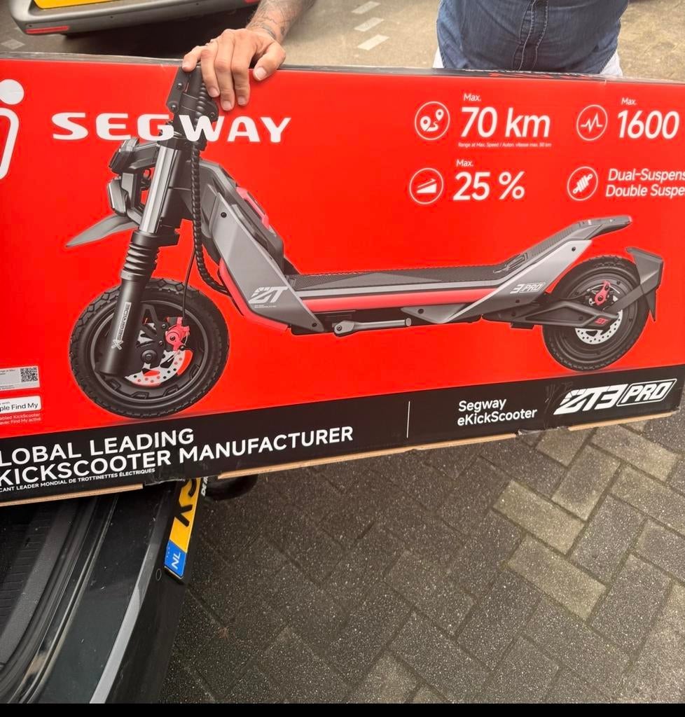 Segway ZT3 Pro E-step: Krachtig, Comfortabel & Slim, Ophalen, Zo goed als nieuw, Elektrische step (E-scooter)