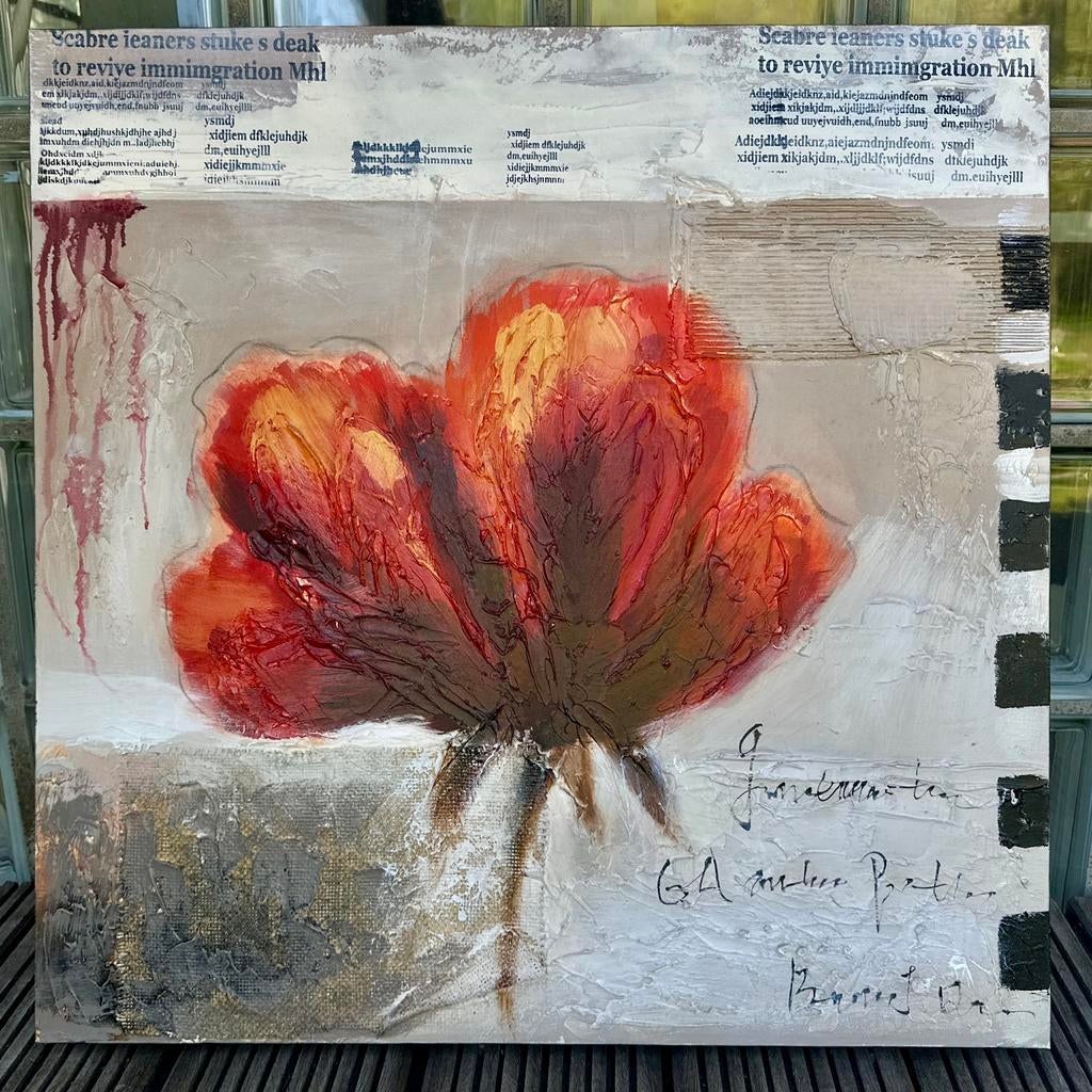 Abstract bloemschilderij - Cobra Art Company, Ophalen