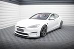 Voorlip sideskirt diffuser spoiler - Tesla Model S Plaid 21+