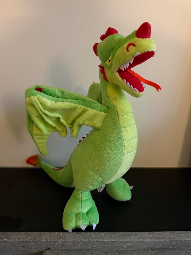 Efteling pluche draak, Ophalen of Verzenden, Zo goed als nieuw, Beeldje of Poppetje