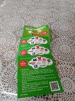 4x Poeisz spaarkaarten dagjes uit korting tot 50%, Overige supermarkten, Ophalen of Verzenden