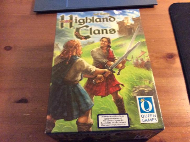 Highland Clans. Queen Games. Nieuw, Duitstalig, Hobby en Vrije tijd, Gezelschapsspellen | Overige, Nieuw, Drie of vier spelers