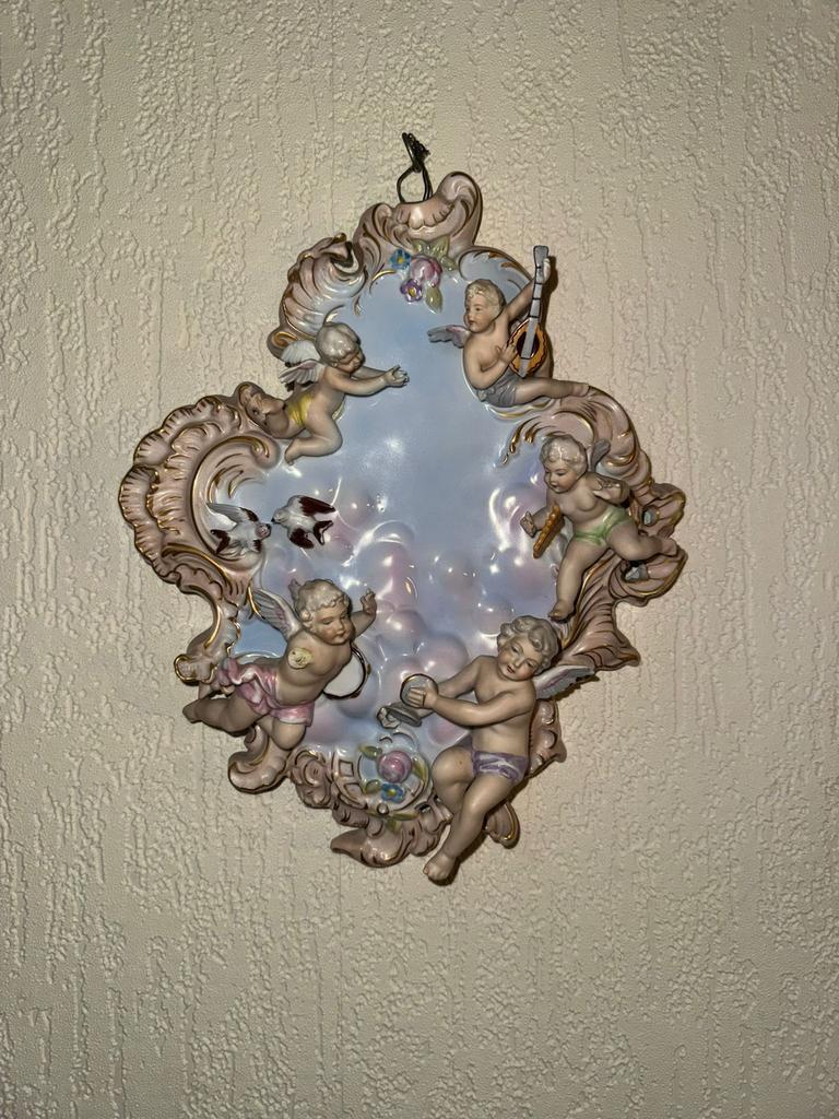 Porseleinen muur console, Ophalen of Verzenden