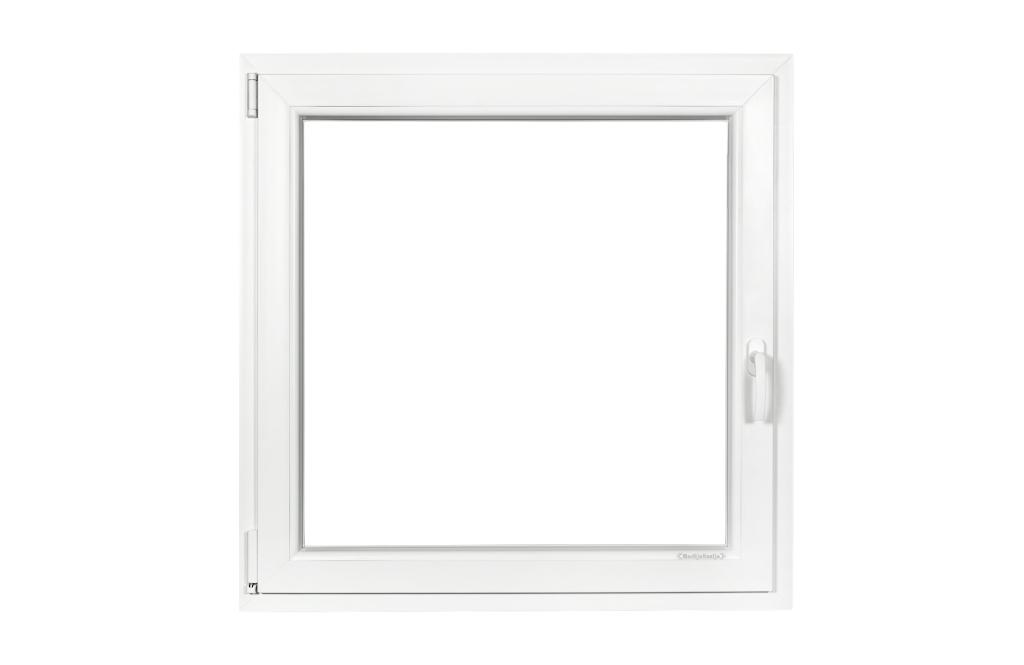 Kunststof Kozijn Draaikiep  B90 H90cm Wit, Niet ingevuld, Kunststof, Raamkozijn, Niet ingevuld