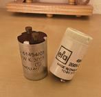 Twee vintage TL buis starters Philips en EFA, Ophalen of Verzenden