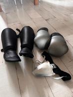 kickbox handschoenen en scheenbescherming, Ophalen of Verzenden, Zo goed als nieuw, Wit
