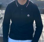 Moncler longsleeve heren, Ophalen of Verzenden, Gedragen, Maat 48/50 (M), Blauw