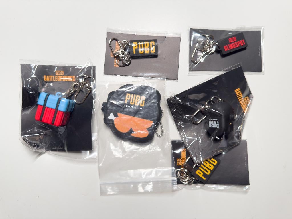 Set of official PUBG keychains, Ophalen of Verzenden, Nieuw, Overige typen