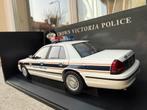 1:18 Ford Crown Victoria Interceptor Police Autoart 72704, Hobby en Vrije tijd, Modelauto's | 1:18, Auto, Autoart, Ophalen of Verzenden