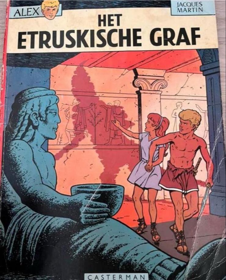 Alex 08: Het Etruskische Graf - Jacques Martin, Eén stripboek, Ophalen of Verzenden, Gelezen