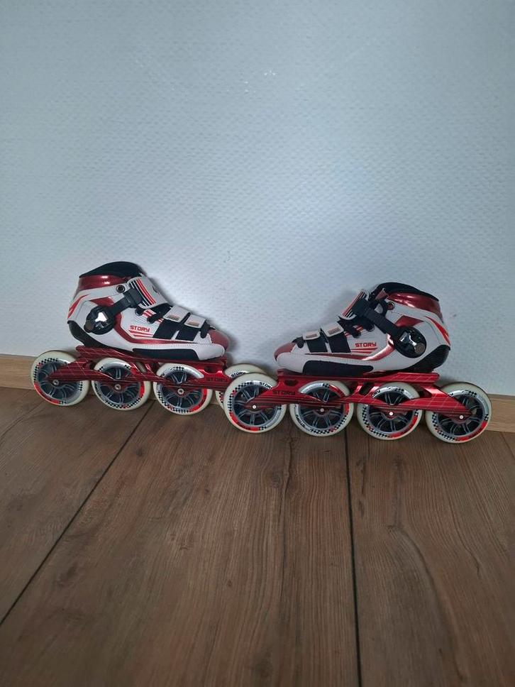 Story Speed Max skeelers maat 38, Sport en Fitness, Skeelers, Zo goed als nieuw, Inline skates 4 wielen, Ophalen of Verzenden