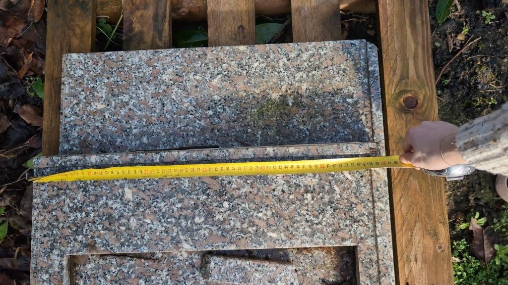 Natuursteen (keuken) bladen diverse afmetingen, Huis en Inrichting, Keuken | Keukenelementen, Ophalen, 25 tot 50 cm, 50 tot 100 cm