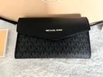 Michael Kors Schoudertasje Zwart Monogram, Sieraden, Tassen en Uiterlijk, Tassen | Damestassen, Ophalen of Verzenden, Zo goed als nieuw
