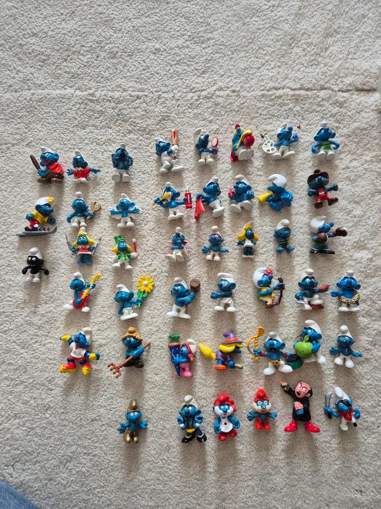 Grote verzameling Smurfen poppetjes, Ophalen of Verzenden