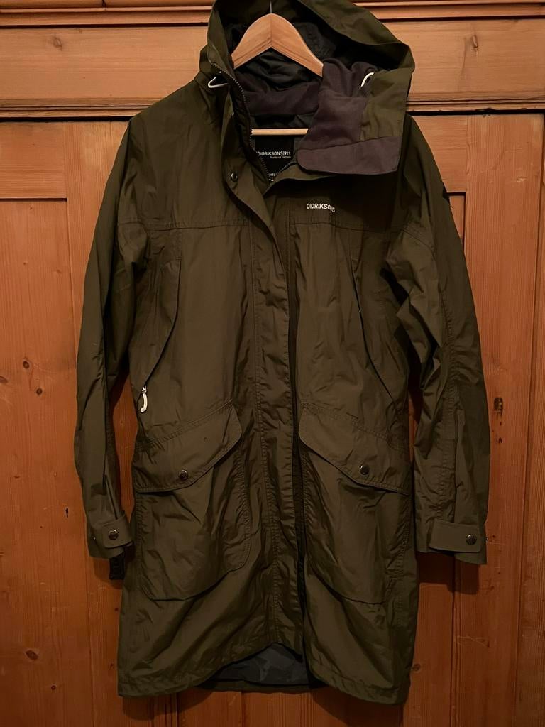 Didrikson stormsysteem outdoorparka dames maat 42, Ophalen of Verzenden, Zo goed als nieuw, Regenjas, Dames
