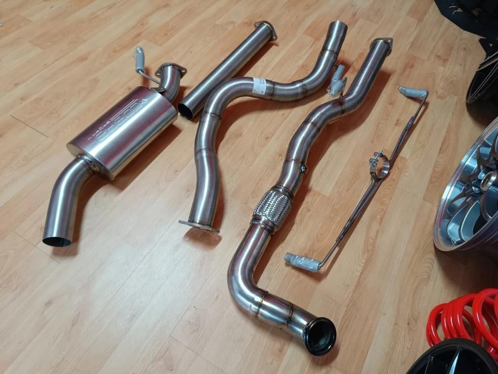 Cobrasport RVS uitlaatsysteem - Opel Corsa D OPC 10-14, Auto diversen, Tuning en Styling, Ophalen of Verzenden