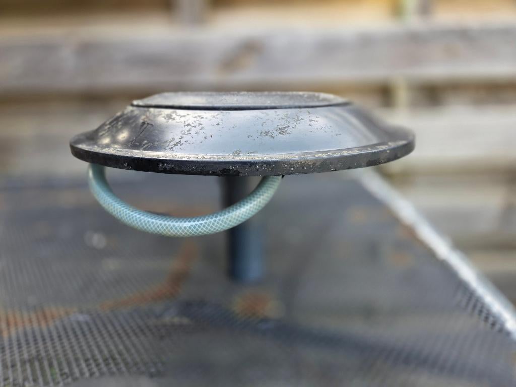 2x Beluchtingsdeksel Bodemdrain 110mm, Ophalen, Gebruikt