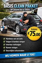 Basis Clean Pakket – Complete Reiniging voor uw Auto, 33 - 40 uur, Vanaf 10 jaar, Overige vormen