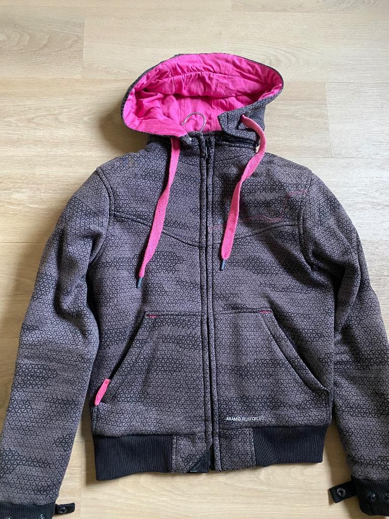 Macna motorhoodie maat xs (36) zgan, Ophalen, Jas | textiel, Dames, Tweedehands